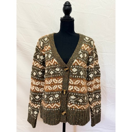 Mystree fair isle knit button - fair,